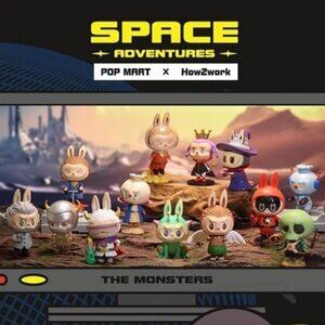 POP MART The Monsters Space Adventure Series LABUBU - 4 Figures